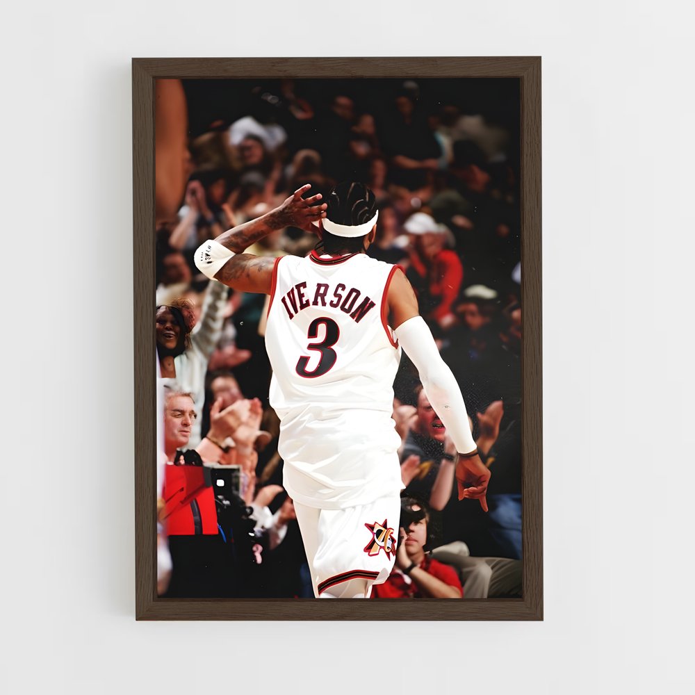 Poster Air Iverson Flight – affiche Basketball (vue 5)